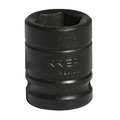 Urrea 1/2" drive, 6-pt short impact socket 36MM 7436M